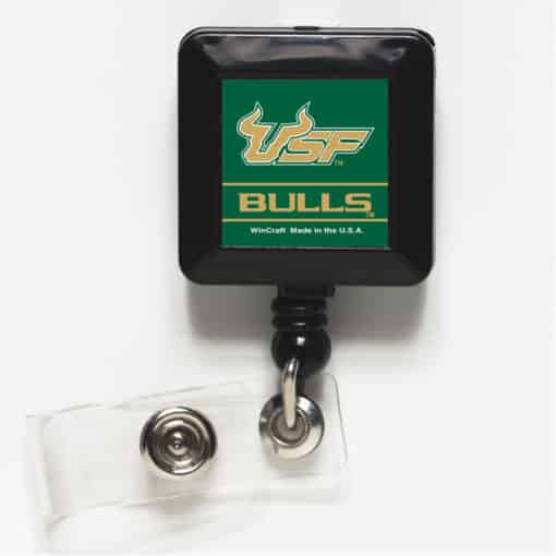 South Florida Bulls Green Retractable Badge Holder