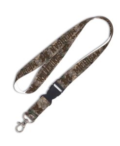 Michigan Wolverines Camo Detachable Buckle Lanyard