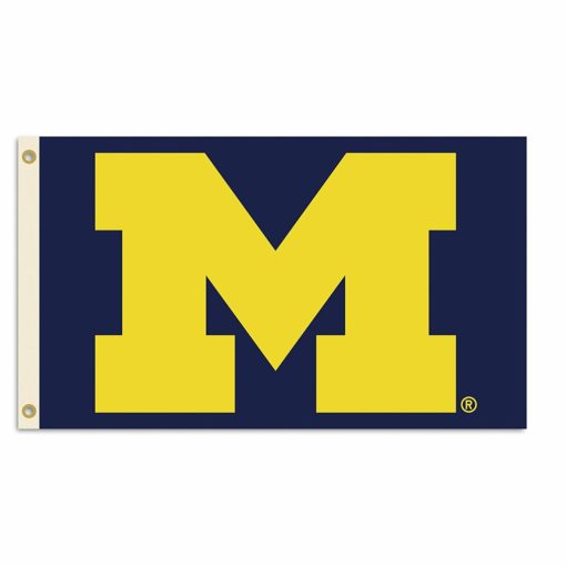 Michigan Wolverines 3'x5' Design BSI Flag