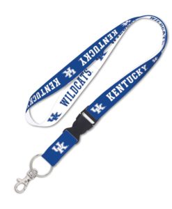 Kentucky Wildcats Blue White Lanyard with Detachable Buckle