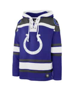 Indianapolis Colts Men's 47 Brand Blue Pullover Jersey Hoodie