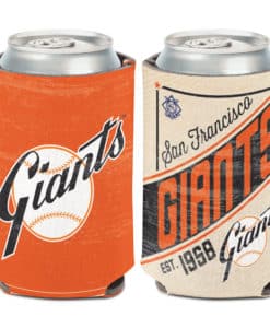 San Francisco Giants 12 oz Orange Cooperstown Can Cooler Holder