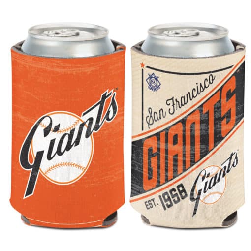 San Francisco Giants 12 oz Orange Cooperstown Can Cooler Holder