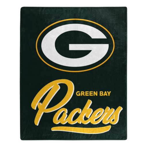 Green Bay Packers 50" x 60" Signature Raschel Throw Blanket