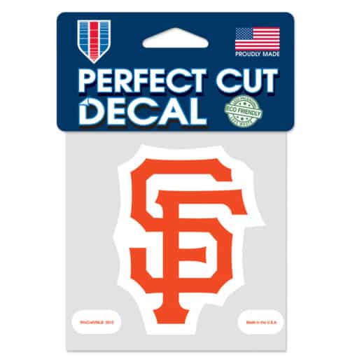 San Francisco Giants Die-Cut Decal - 4"x4" Color