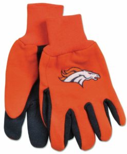 Denver Broncos Two Tone Gloves - Youth Size