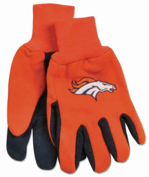 Denver Broncos Two Tone Gloves - Youth Size