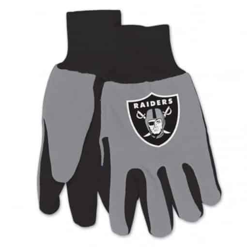 Las Vegas Raiders Two Tone Gloves - Adult
