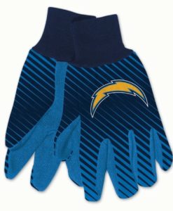 Los Angeles Chargers Two Tone Gloves - Adult Size
