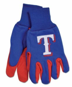 Texas Rangers Two Tone Gloves - Adult