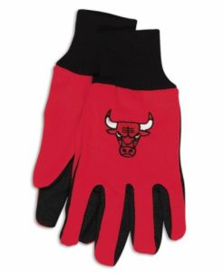 Chicago Bulls Two Tone Adult Size Gloves