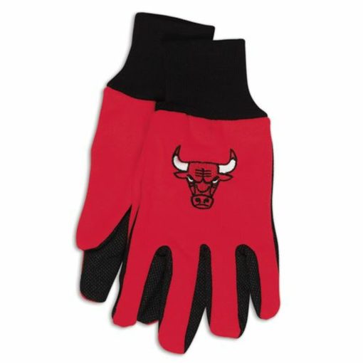 Chicago Bulls Two Tone Adult Size Gloves