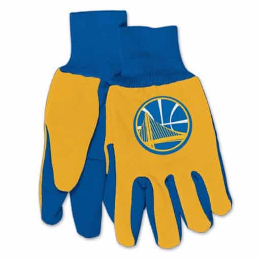 Golden State Warriors Two Tone Gloves - Adult Size