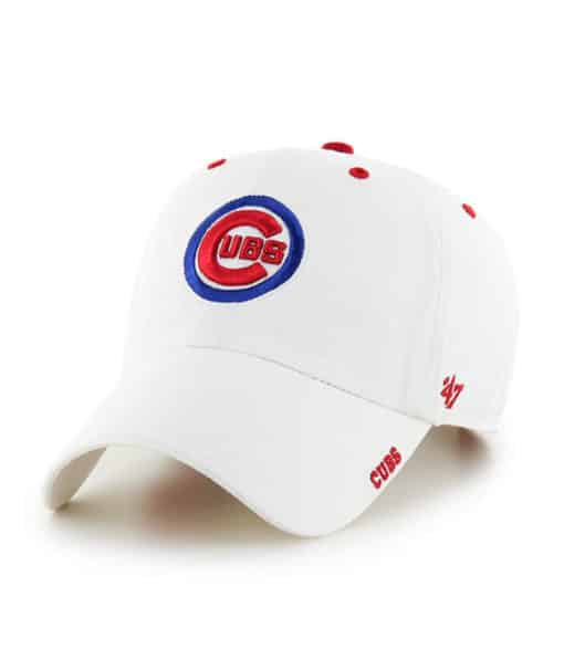 Chicago Cubs 47 Brand White Ice Clean Up Adjustable Hat