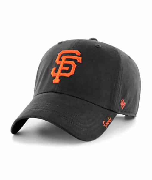 San Francisco Giants Women's 47 Brand Miata Black Clean Up Adjustable Hat