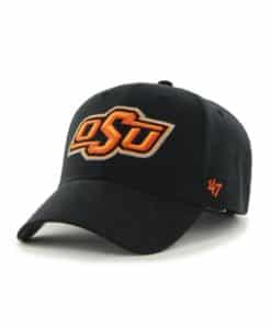 Oklahoma State Cowboys YOUTH 47 Brand Black MVP Adjustable Hat