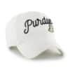 Purdue Boilermakers Women's 47 Brand Millie White Clean Up Adjustable Hat