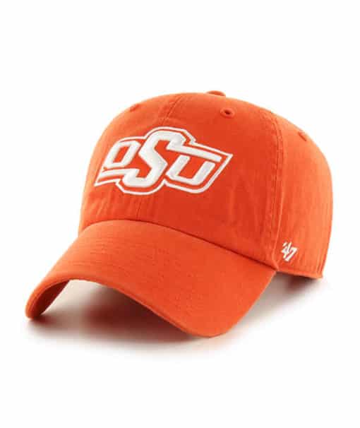 Oklahoma State Cowboys 47 Brand Orange Clean Up Adjustable Hat