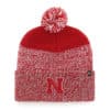 Nebraska Cornhuskers 47 Brand Red Static Cuff Knit Hat