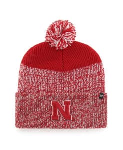 Nebraska Cornhuskers 47 Brand Red Static Cuff Knit Hat