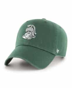 Michigan State Spartans 47 Brand Vintage Green Clean Up Adjustable Hat