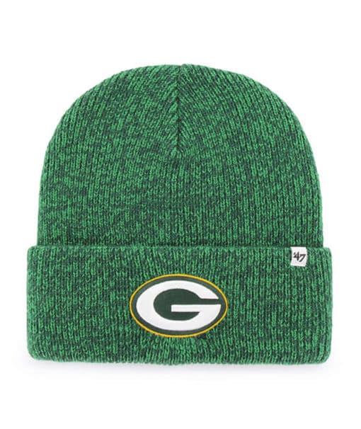 Green Bay Packers 47 Brand Green Brain Freeze Cuff Knit Hat