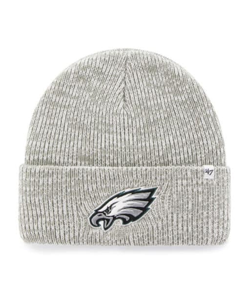 Philadelphia Eagles 47 Brand Gray Brain Freeze Cuff Knit Hat