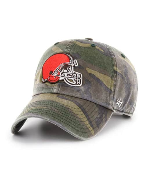 Cleveland Browns 47 Brand Cargo Camo Clean Up Adjustable Hat