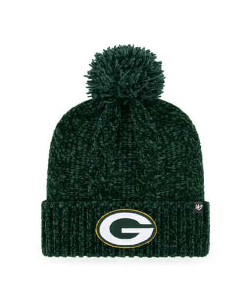 Green Bay Packers Women's 47 Brand Dark Green Harlow Cuff Knit Hat