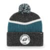 Philadelphia Eagles 47 Brand Black Holcomb Cuff Knit Hat