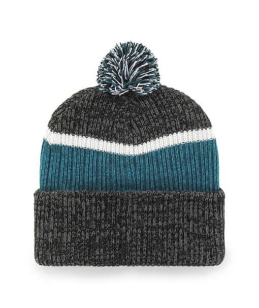 Philadelphia Eagles 47 Brand Black Holcomb Cuff Knit Hat - Image 2