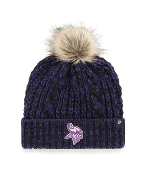 Minnesota Vikings Women's 47 Brand Purple Meeko Cuff Knit Hat
