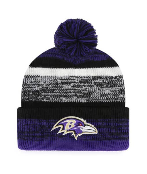 Baltimore Ravens 47 Brand Northward Black Cuff Knit Hat
