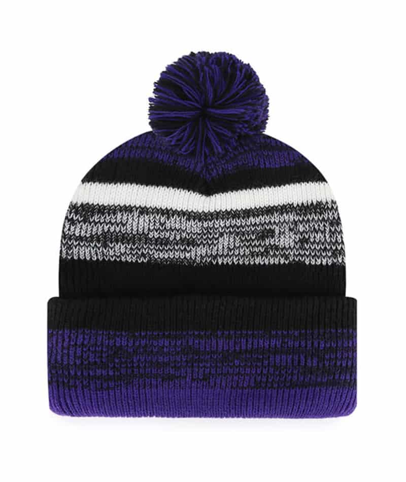 Baltimore Ravens 47 Brand Northward Black Cuff Knit Hat - Detroit Game Gear