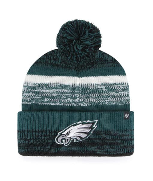 Philadelphia Eagles 47 Brand Northward Pacific Green Cuff Knit Hat