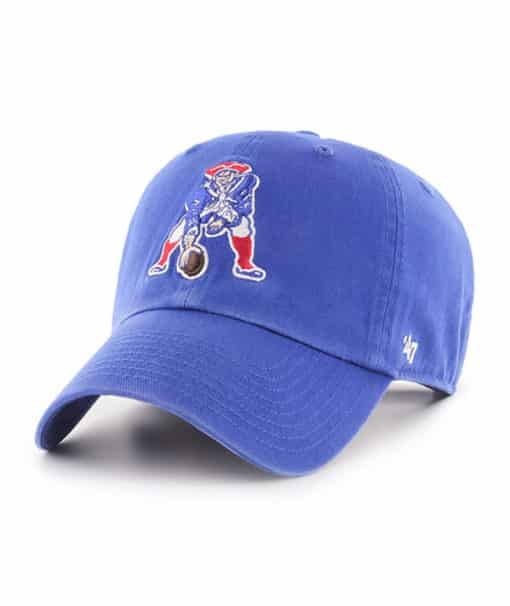 New England Patriots 47 Brand Classic Blue Clean Up Adjustable Hat