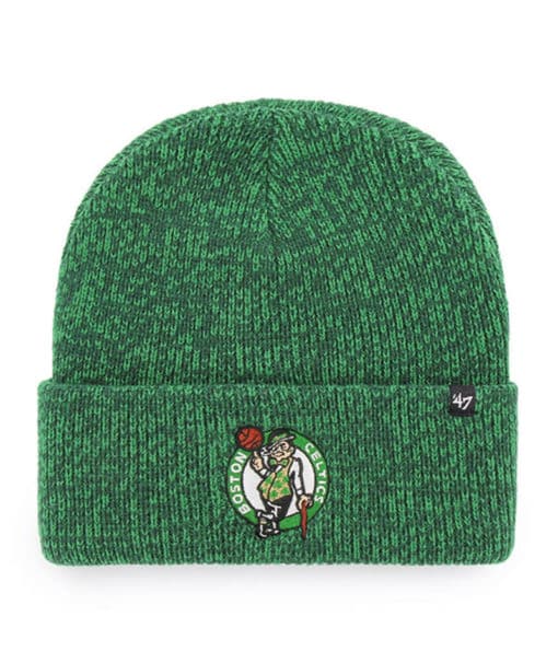 Boston Celtics 47 Brand Green Brain Freeze Cuff Knit Hat