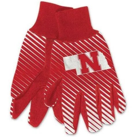 Nebraska Cornhuskers Two Tone Gloves - Adult