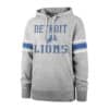 Detroit Lions 47 Brand Men's Slate Gray Double Block Pullover Hoodie