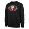 San Francisco 49ers Men's 47 Brand Black Crew Pullover Sweatshirt