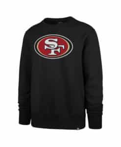 San Francisco 49ers Men's 47 Brand Black Crew Pullover Sweatshirt