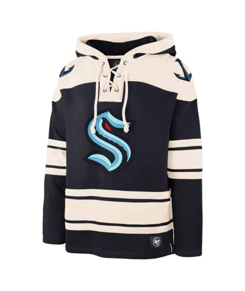 Seattle Kraken Anchor Retro NHL Crewneck Sweatshirt S / Carolina Blue