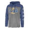 Los Angeles Rams Men's 47 Brand Gray Long Sleeve Pullover Hoodie T-Shirt Tee