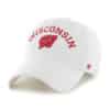 Wisconsin Badgers 47 Brand Arch White Clean Up Adjustable Hat