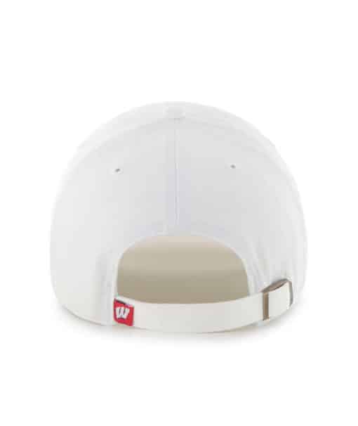 Wisconsin Badgers 47 Brand Arch White Clean Up Adjustable Hat - Image 2