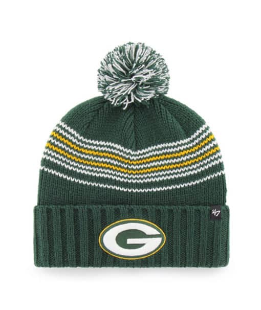 Green Bay Packers Women's 47 Brand Dark Green Addison Cuff Knit Hat