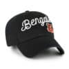 Cincinnati Bengals Women's 47 Brand Millie Black Clean Up Adjustable Hat