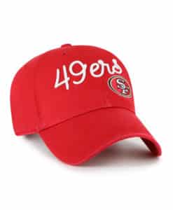 San Francisco 49ers Women's 47 Brand Millie Red Clean Up Adjustable Hat