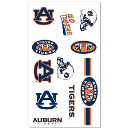 Auburn Tigers Temporary Tattoos