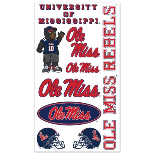 Mississippi Ole Miss Rebels Temporary Tattoos